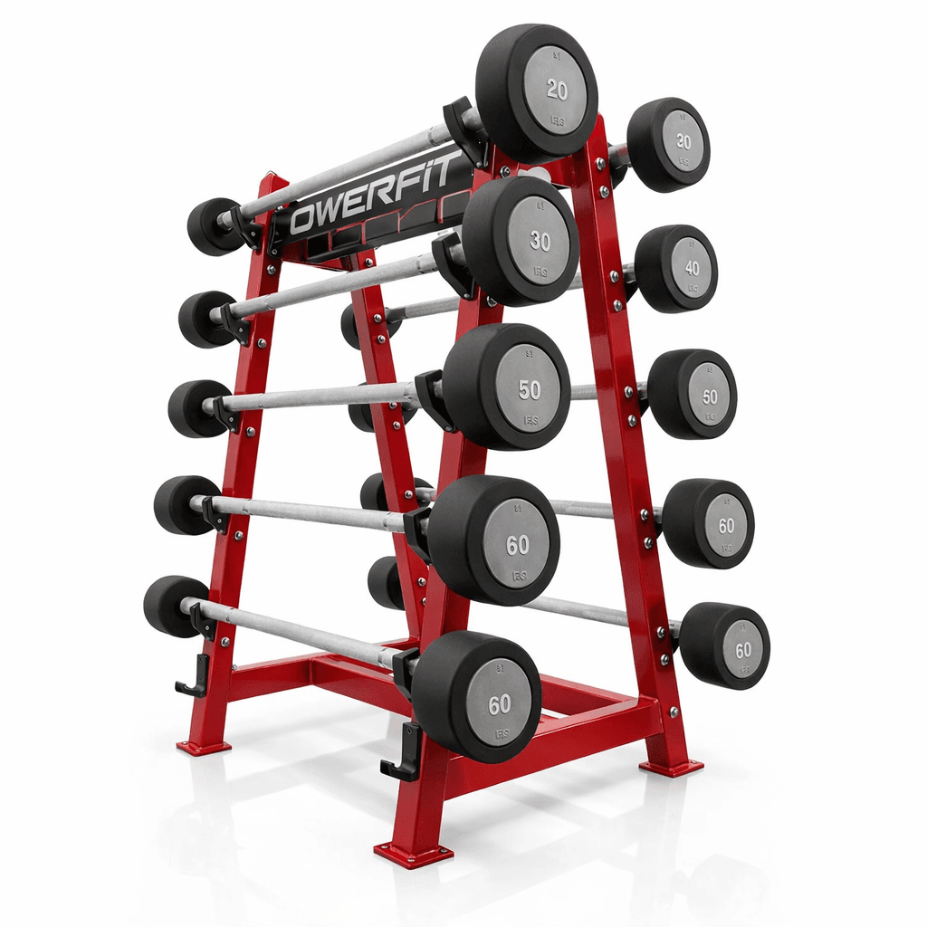 SUPORTE BARRAS HORIZONTAL P/ 10 - Equipamento de academia profissional